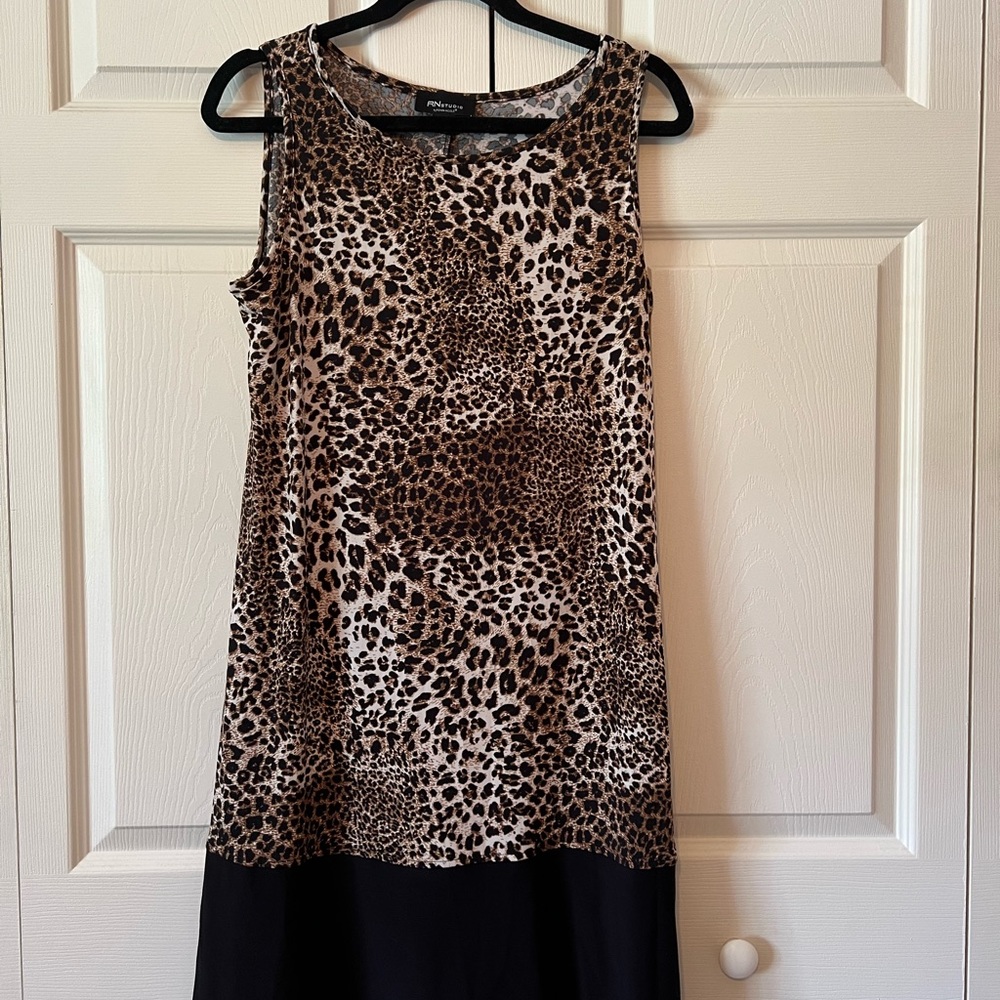 Light weight leopard print sundress